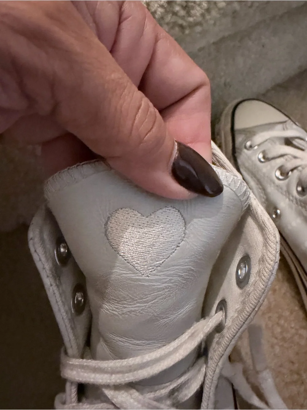 Converse Women's Chuck Taylor 70 Love Fearlessly High Top Photon Dusk Leather 5